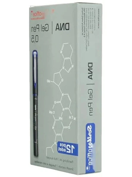 Jel Tükenmez Kalem Seti - 12'li Ambalaj, Mavi, 0.5 mm ürün görseli 1