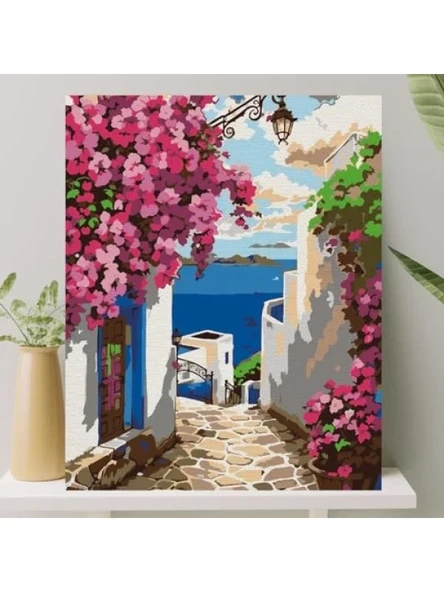 Sayılarla Boyama Tuval Seti - 40x50 cm, Fırça ve Boya Dahil ürün görseli 1