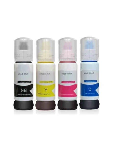 4 Renkli Mürekkep Seti, 70 ml, Epson Yazıcılar ile Uyumlu ürün görseli 1