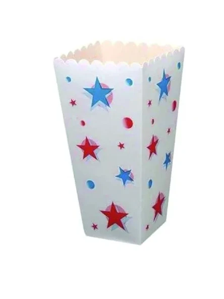 Büyük Karton PopCorn/Mısır Kutusu, 50 Adet ürün görseli 1