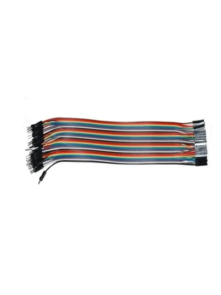 40 Adet Erkek-Erkek Jumper Kablo 30 cm ürün görseli 1
