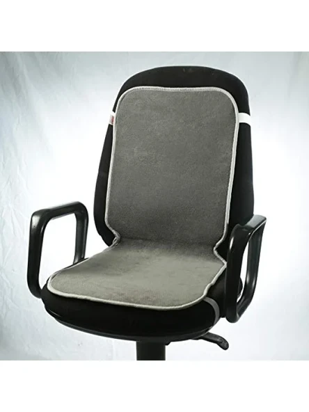 Terletmeyen Büro Koltuğu ve Araç Koltuğu Pedi, Gri, 93x40 cm ürün görseli 1