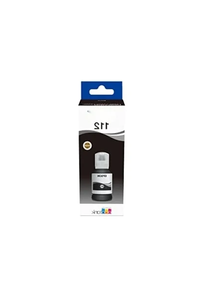 112 ECOTANK Pigment Siyah Mürekkep Şişesi - 127ml ürün görseli 1