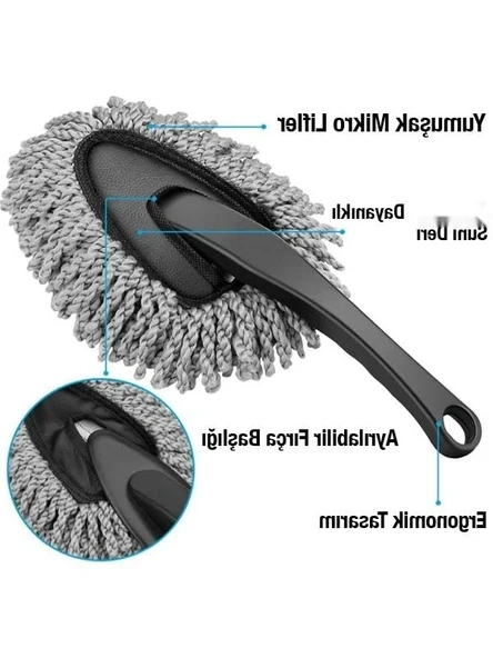 Profesyonel 6 Parça Mikrofiber Araç Yıkama Seti - Resim 3