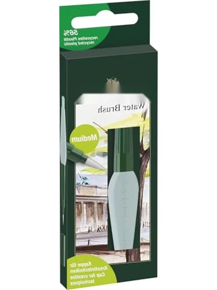 Hazneli Suluboya Fırçası, Beyaz, 6 ml Kapasiteli Su Haznesi ürün görseli 1