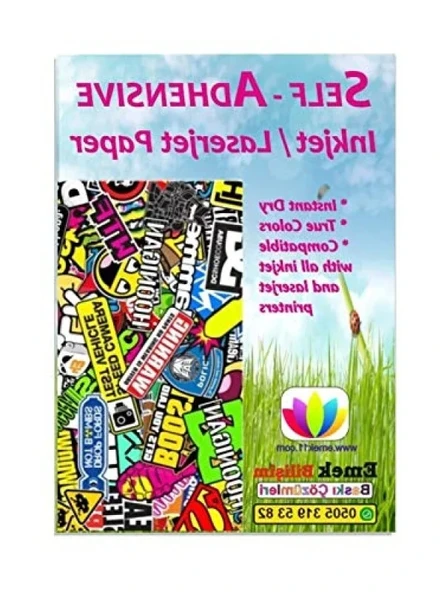 10x15 cm Güçlü Yapışkanlı A6 Etiket Kağıdı (100 Yaprak) ürün görseli 1
