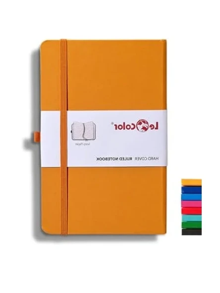13x21 cm Çizgili Defter - Tarihsiz, Turuncu Renk ürün görseli 1