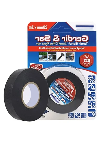 Esnek Tamir Bandı 20 mm x 3 m Kauçuk ürün görseli 1