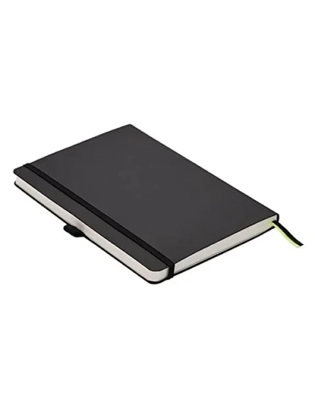 Yumuşak Kapak Defter A5 - Siyah, 192 Sayfa, Çizgili ve Asitsiz ürün görseli 1