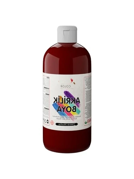 Bordo Akrilik Boya - 500 gr ürün görseli 1