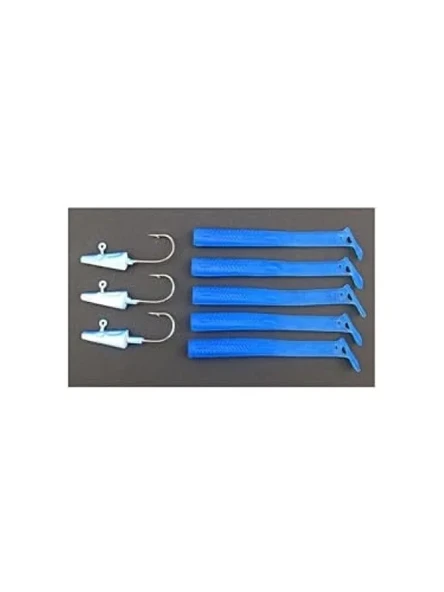 Yumuşak Naylon Bait - 8 cm - 6 Gr - 4 Adet ürün görseli 1