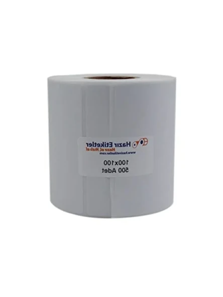 100mm x 100mm Termal Etiket, 500 Adet Rulo ürün görseli 1