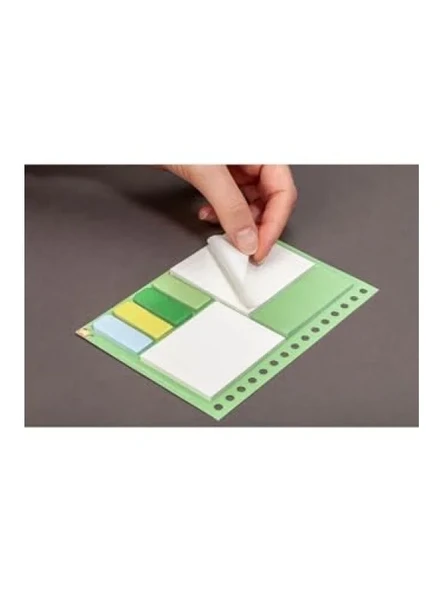 Yeşil Yapışkan Not Seti - Sticky Note - Resim 2