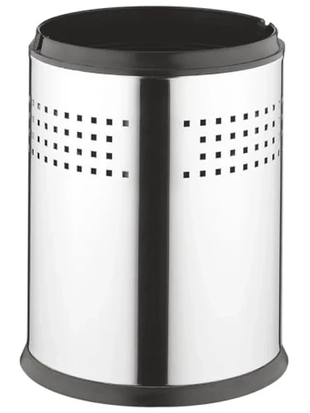 Paslanmaz Çelik Çöp Kovası - 3 Litre, Parlak Yüzey ürün görseli 1