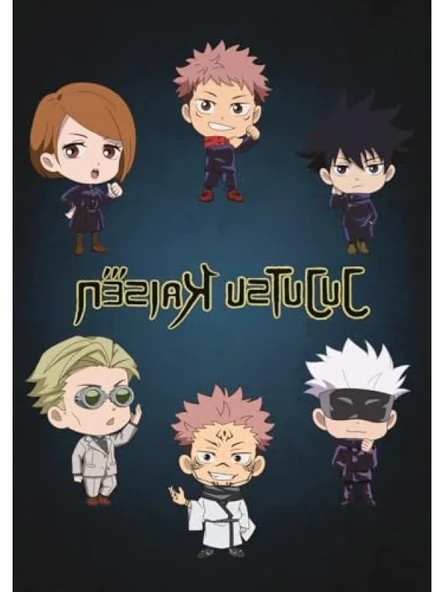 Çizgisiz A5 Not Defteri - Jujutsu Kaisen Temalı ürün görseli 1