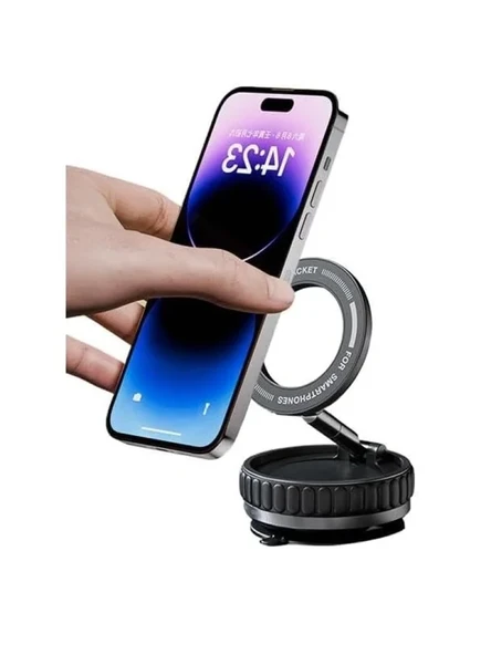 Süper Güçlü Vakumlu Manyetik Telefon Tutucu - Araç İçi Montaj ürün görseli 1