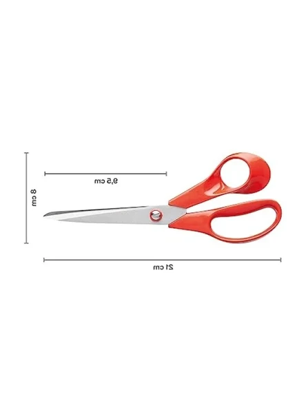 Solaklar İçin Evrensel Makas, 21 cm, Paslanmaz Çelik - Resim 2