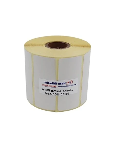 70mm x 30mm Lamine Termal Etiket Rulo - 1000 Adet ürün görseli 1