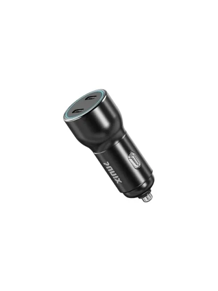 50W PD Çift USB-C Çıkışlı Hızlı Araç Şarj Cihazı ürün görseli 1