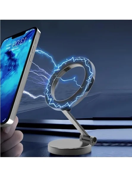 360 Derece Dönebilen Araç Telefon Tutucusu - Resim 2