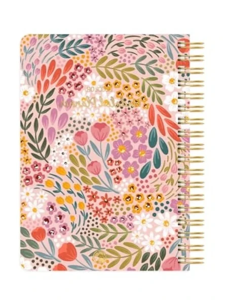 Botanical Temalı Spiralli Planlayıcı Ajanda 17x24 cm ürün görseli 1