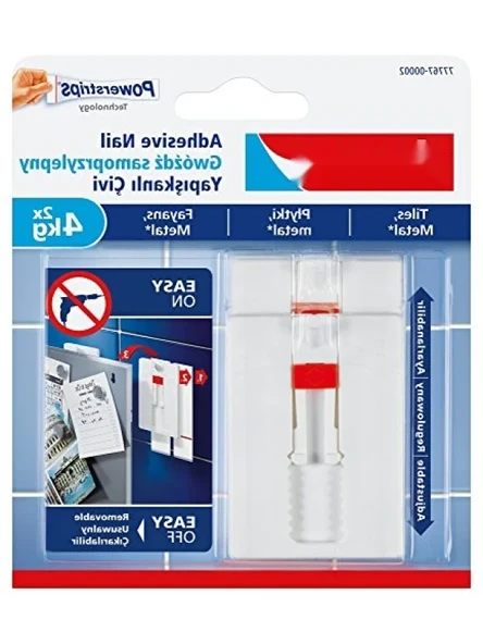 İz Bırakmadan Sökülebilir Yapışkanlı Askı - 4 kg Kapasite ürün görseli 1