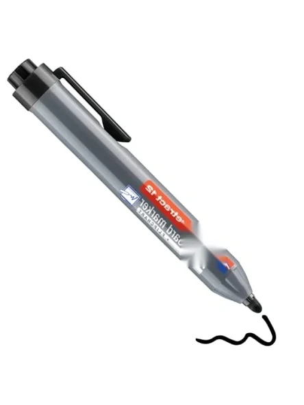 Yuvarlak Uçlu Beyaz Yazı Tahtası Kalemi - 1.5-3 mm Kalınlık ürün görseli 1