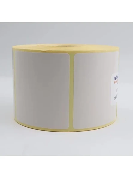 65mm x 60mm Kuşe Etiket Rulo - 800 Adet - Resim 3