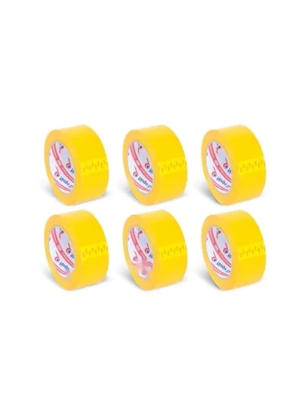 Sarı Kolay Kullanım Kolibri Bandı - 45 MM x 100 MT (6 Adet) ürün görseli 1