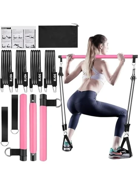 Ayarlanabilir Zorluk Pilates Barı Egzersiz Çubuğu ürün görseli 1