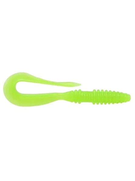 2.5" Silikon Yem - Şeffaf Chartreuse Glow Renk ürün görseli 1