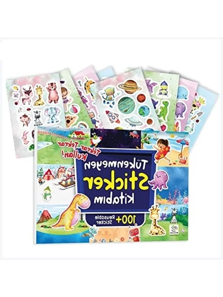 Tekrar Kullanılabilen Sticker Kitabı - 100+ Çıkartma ürün görseli 1