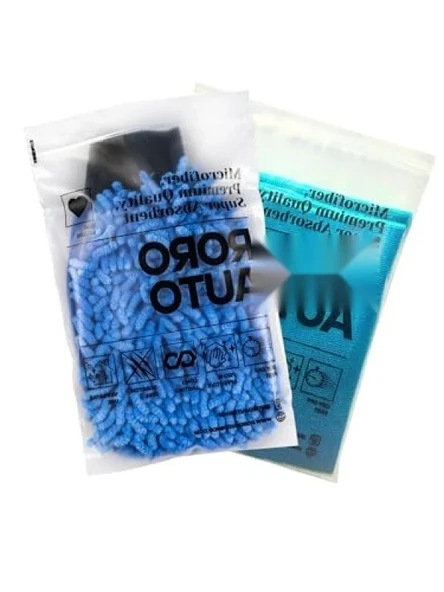 Mikrofiber Araç Yıkama Bezi & Kurulama Havlusu ve Yıkama Eldiveni Seti ürün görseli 1