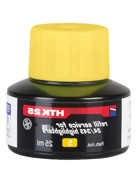 Fosforlu Kalem Yedek Mürekkep, Sarı, 25 ml ürün görseli 1