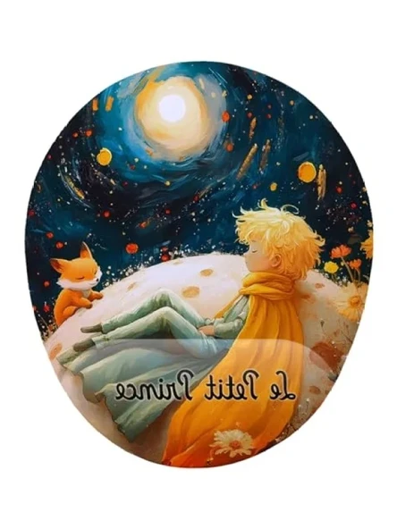 Bilek Destekli Sanatsal Mouse Pad - Küçük Prens Temalı ürün görseli 1