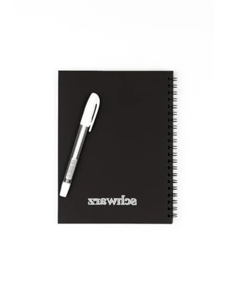 A5 Çizgisiz Spiralli Defter, Premium Kalite, Beyaz Jel Kalem Hediye ürün görseli 1