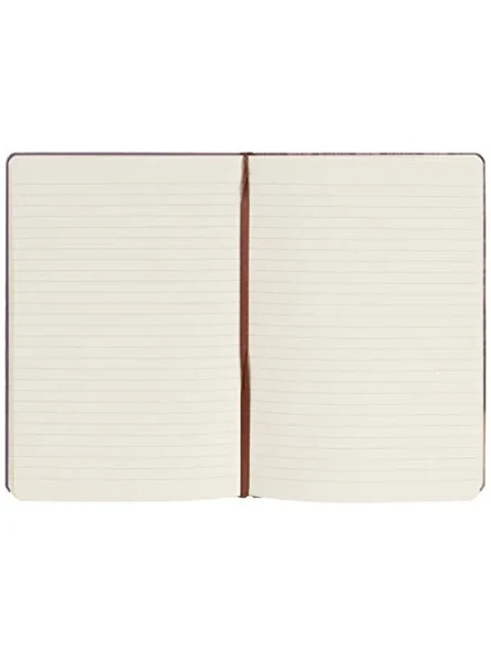 Retro Çizgili B5 Sert Kapak Defter - Resim 3