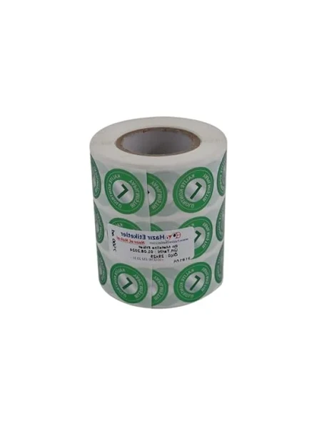 Kalite Kontrol Etiketi - 25mm Çapında, 2500 Adet ürün görseli 1