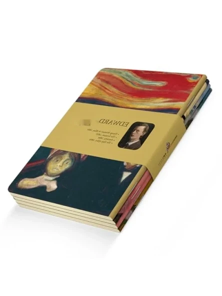 Anxiety Series - A5, 4'lü Defter Seti, Çizgisiz ürün görseli 1