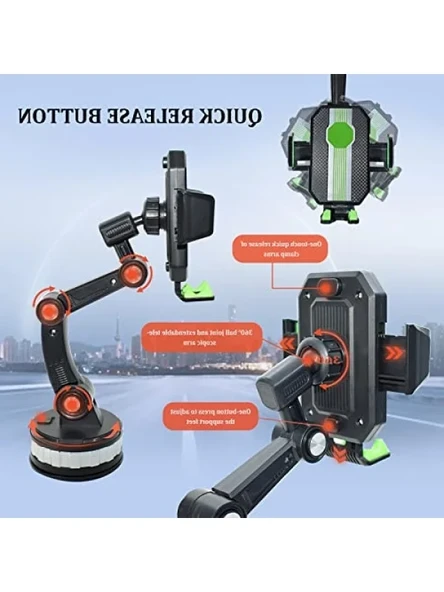 Evrensel Araç Telefonu Tutucu - Vantuzlu - Resim 3