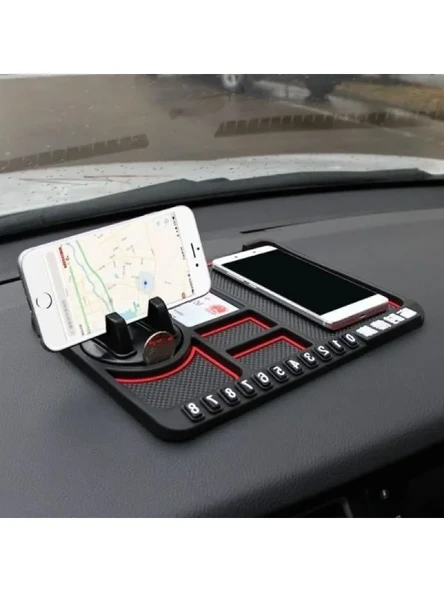 Araç İçi Torpido Düzenleyici | Telefon Tutucu ve Numara Göstergesi ürün görseli 1