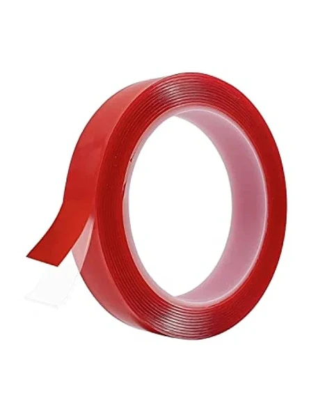 Su Geçirmez Çift Taraflı Akrilik Bant - Şeffaf Silikonlu (5 mt x 10 mm) ürün görseli 1