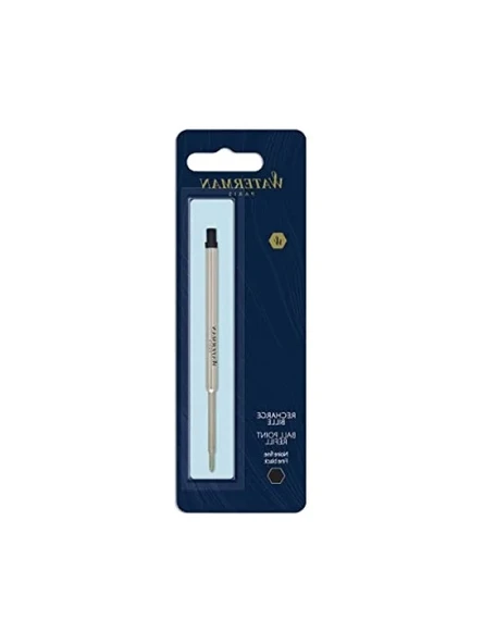 Siyah Tükenmez Kalem Refill, Fine (F) Uç, Tekli Blister ürün görseli 1