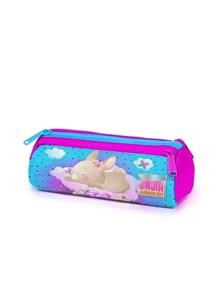 Üç Bölmeli Kalem Çantası, PVC Kumaş, Fermuarlı ürün görseli 1