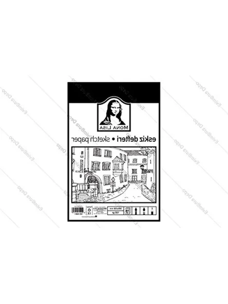 Mona Lisa Eskiz Kağıdı - 25 x 35 cm, 100 gr, 10 Yaprak ürün görseli 1