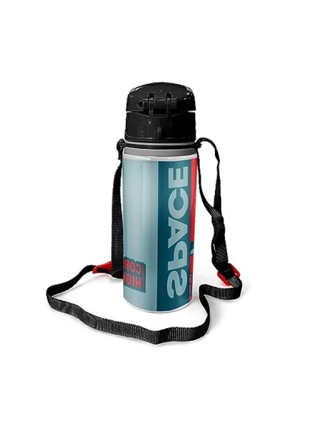 600 ml Kapasiteli Pipetli Alüminyum Matara - Resim 3