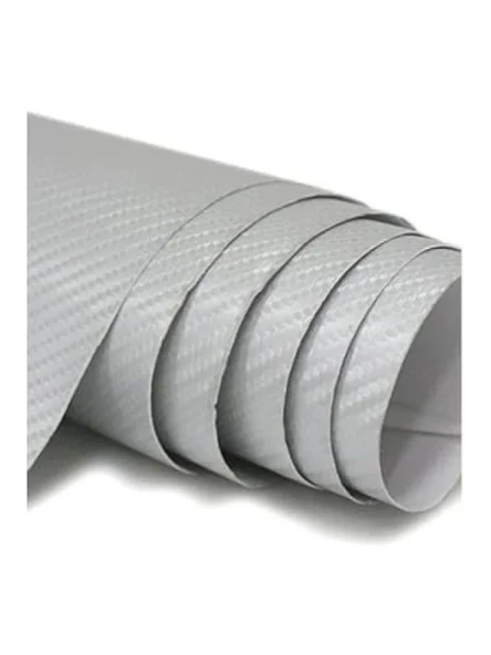 Kendinden Yapışkanlı Gri Karbon Kaplama Folyosu 127 cm x 20 cm ürün görseli 1