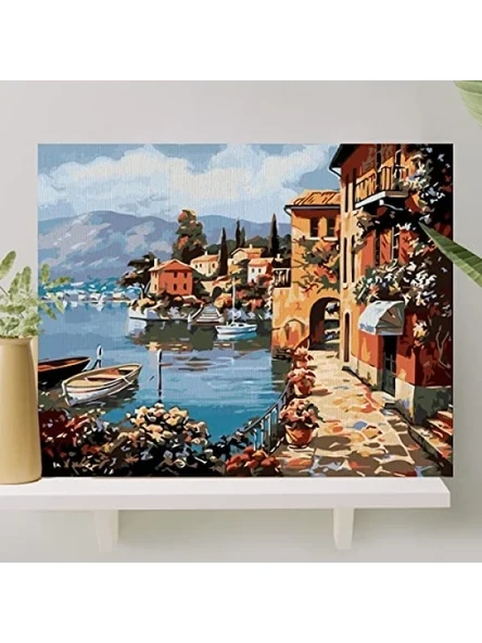 Sayılarla Boyama Tuval Seti, 40x50 CM - Fırça ve Boya Dahil ürün görseli 1