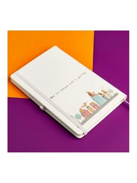 Çizgili Not Defteri - 13 cm x 21 cm, 100 Yaprak ürün görseli 1