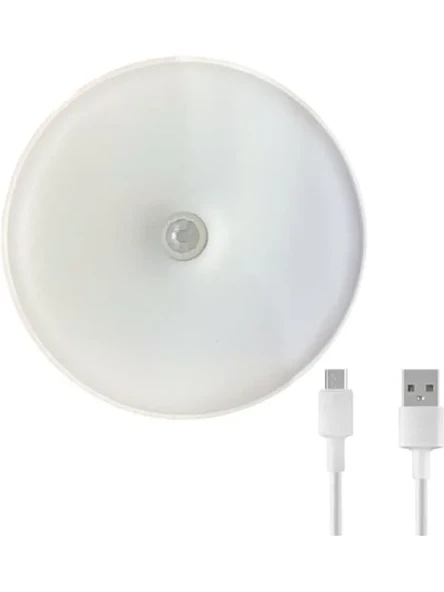 Hareket Sensörlü USB Şarj Edilebilir LED Gece Lambası ürün görseli 1
